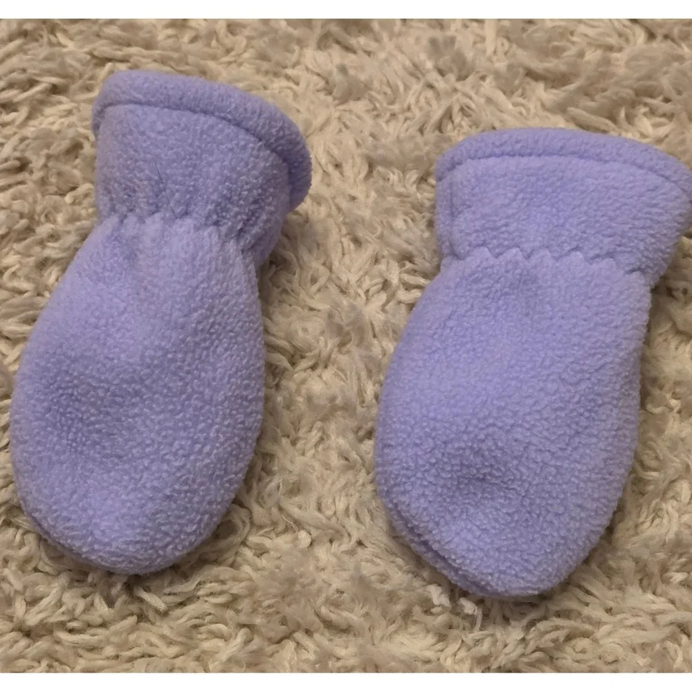 Nike‎ Swoosh Fleece Baby Infant Mittens Purple